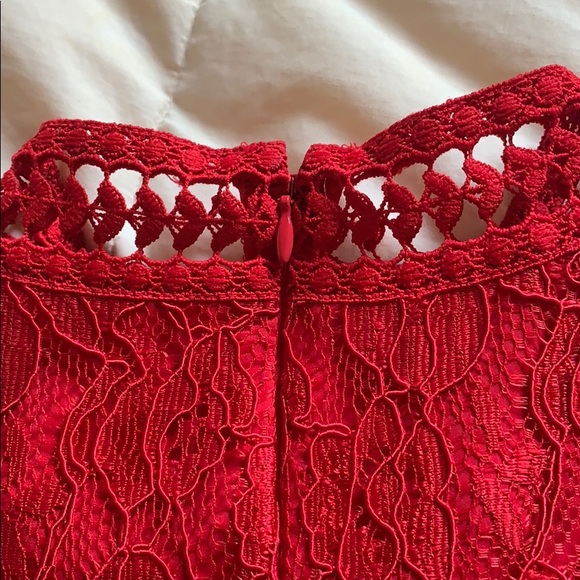 Red cocktail dress - Picture 4 of 5